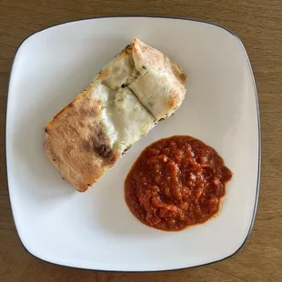 Left over Calzone for lunch next day.