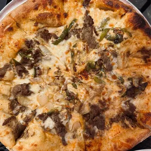 Steak pizza 10/10
