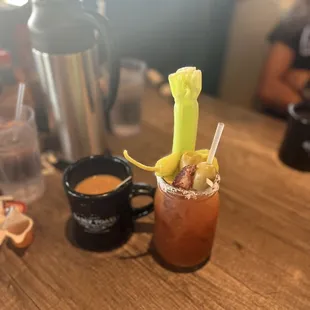Coffee and Bloody Mary