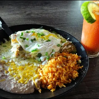 Morning Green Enchiladas