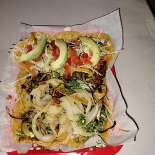 Tacos de Pierna and Al Pastor!