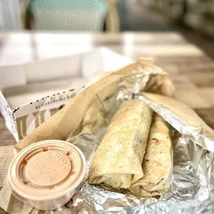 Brekky burrito
