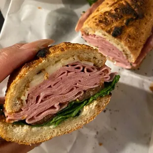 Mortadella Sandwich