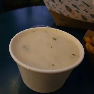 Cup of Clam Chowder