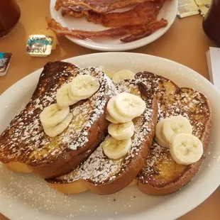 French toast with bacon