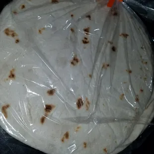 Homemade tortillas