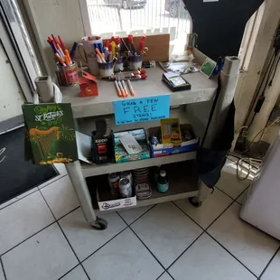 FREE Items here on this cart but nothing I liked to take.  8/30/2024