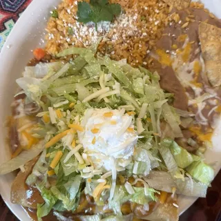 Two Enchiladas Plate