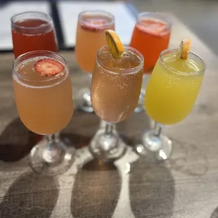 Mimosas sampler