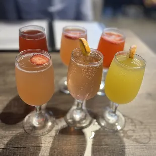 Mimosas sampler