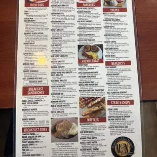 Updated menu and prices