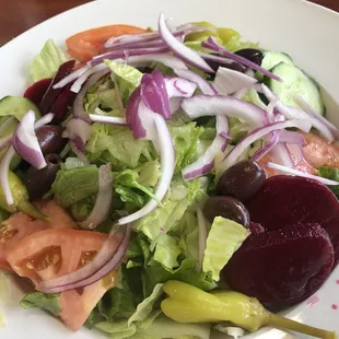 Greek salad minus the feta cheese