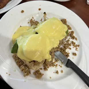 Chorizo Benedict Breakfast no tomato