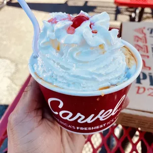 Carvel Caramel Sundae