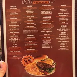Menu side 2