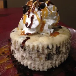 Homemade Turtle Cheesecake