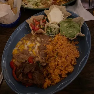 fajitas fixings delicious