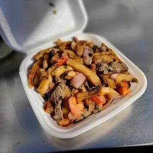 Lomo Saltado ( taste better at the restaurant)