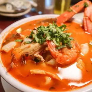 Exceptional seafood soup!