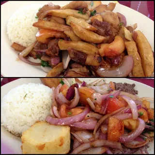 Bisteck a la Chorrillana