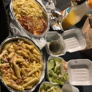 Tour of Italy and penne carbonara