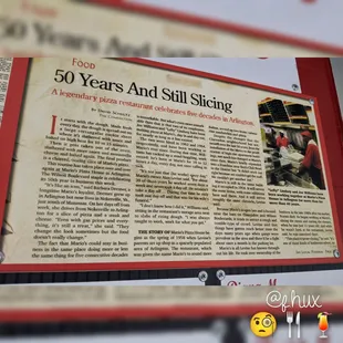 an article about 50 years and still slicing