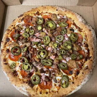 Meatlovers with Jalapeños