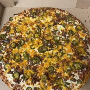 Texas Cheeseburger Pizza