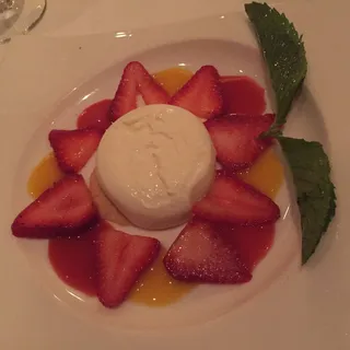 Orange Flower Water Panna Cotta