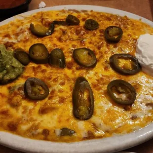 Frederico nachos with chips on the side