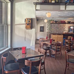 Quaint interior at Mario's