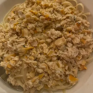 Linguini With Clams (no shells)