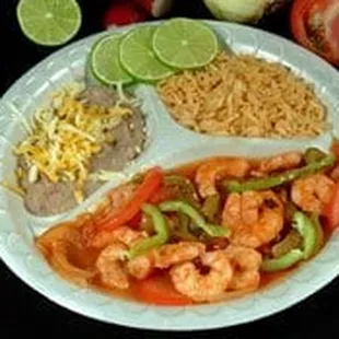 Camaron Ranchero (Shrimp plate)