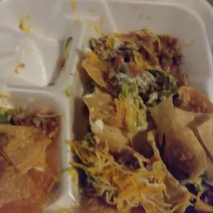 So it looked good but below is what was underneath all the cheese.