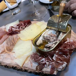 iberico, Jamon, Lomo, Sardines, Manchego