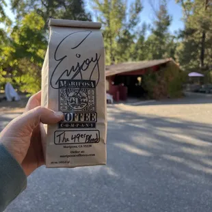 Bag of 49er Blend for my Espresso Machine