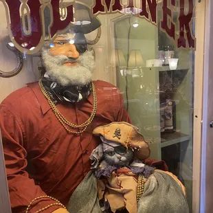 The old miner may direct you upstairs...