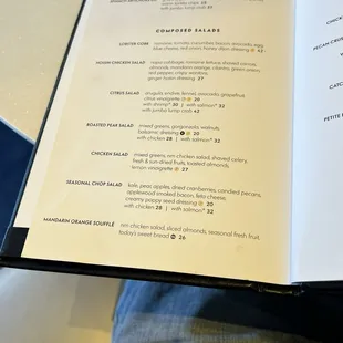 Menu. Sort of.
