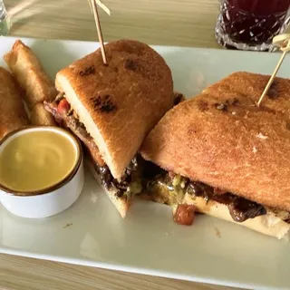 Lomo Saltado Sandwich