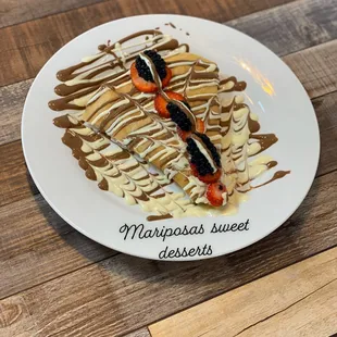 Crepes deliciosos con chocolate de nuestras fuentes!