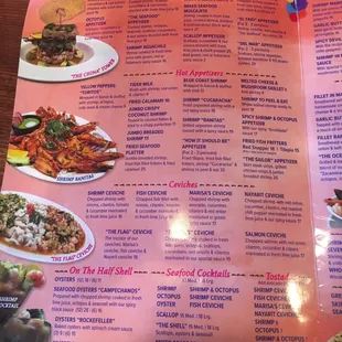 English Menu