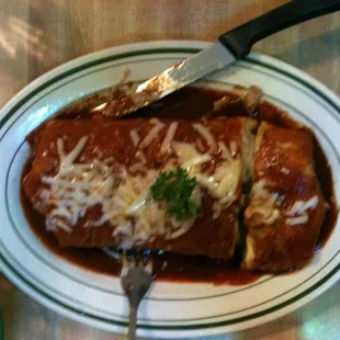 Chile relleno burrito is so bomb!