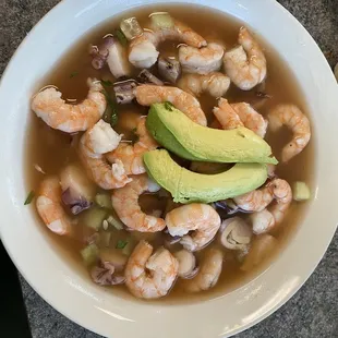 Shrimp and Octopus Cocktail