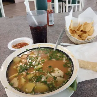 The best fish soup I have ever had! Huge bowl.
