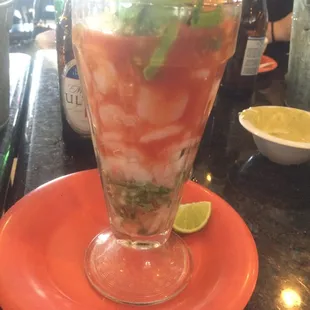 drink, oysters and mussels