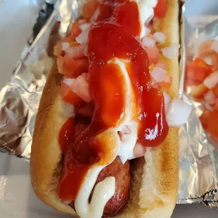 I wanted a hotdog lol~