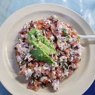 Shrimp Tostada