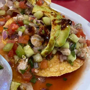 Ceviche Tostada