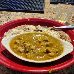 Green Chile Enchiladas