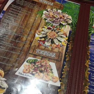 A lot of seafood dishes!!! Great variety.